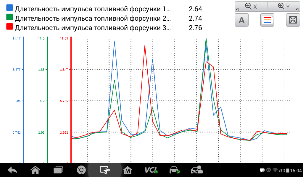 Скриншот программного обеспечения Autel MaxiDas DS808BT