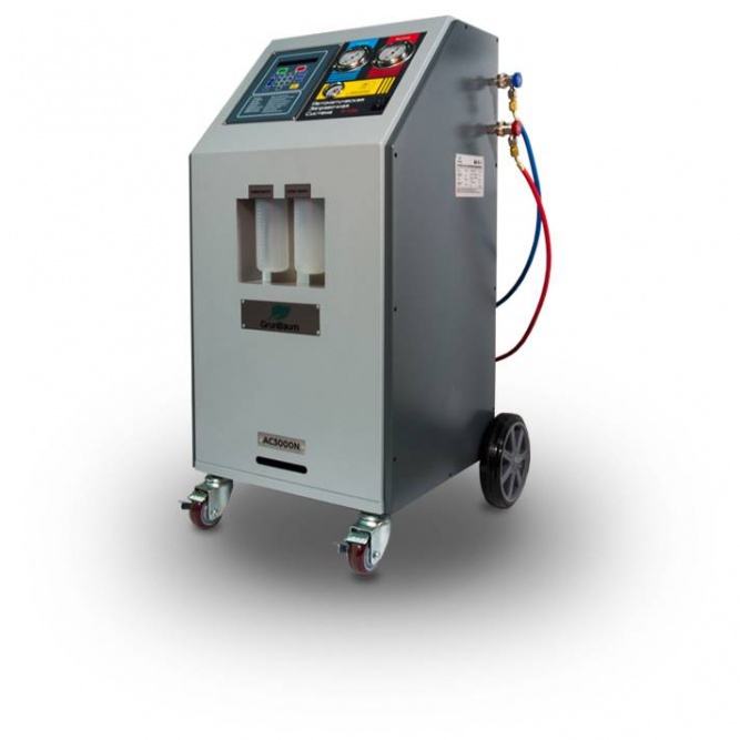 GrunBaum AC3000N - полуавтоматическая станция для заправки кондиционеров, R134