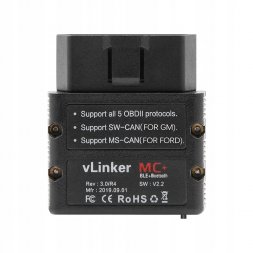 Диагностический адаптер Vgate vLinker MC+ (BLE+Bluetooth 4.0)
