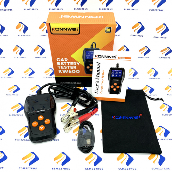 Тестер аккумуляторных батарей KONNWEI KW600
